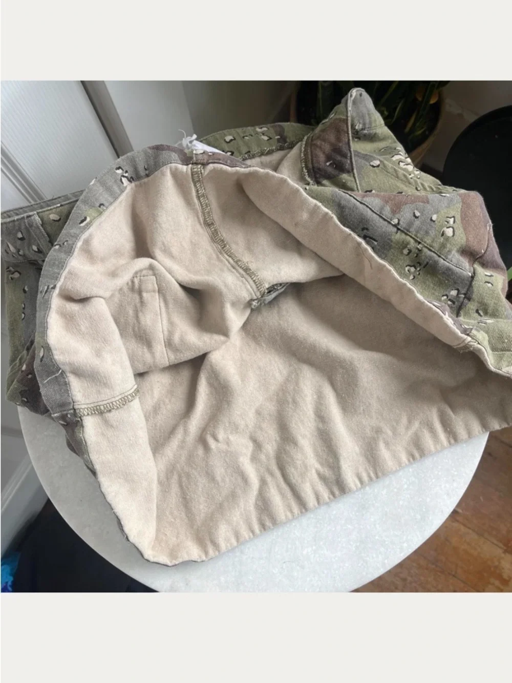 Camo Utility Mini Skirt - Olive & Brown - Picture 5 of 8